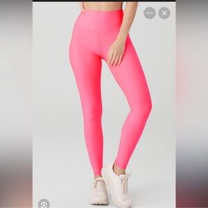 ALO AIRLIFT HOT PINK LEGGINGS SZ M